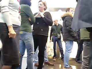 bbw, wtf, close-up, voyeur, grote kont